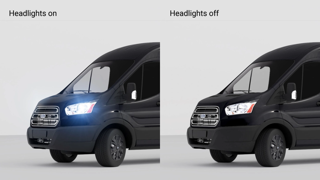 Free cargo van psd mockup 8K resolution
